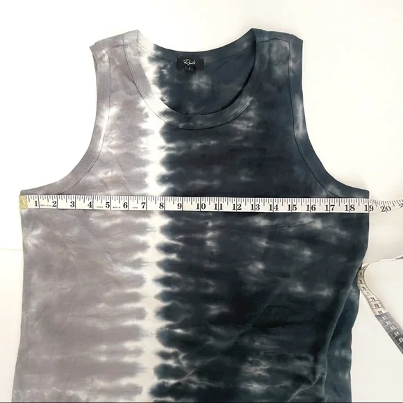 Rails Tip Dye Midi Tank Dress In Black Navy Dip Dye Size Large - Picture 13 of 14